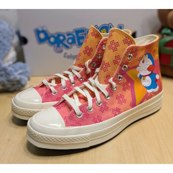 Converse Chuck 70 Doraemon Limited Edition Unisex High Top Sneakers W10 M8 NIB - Picture 3 of 13
